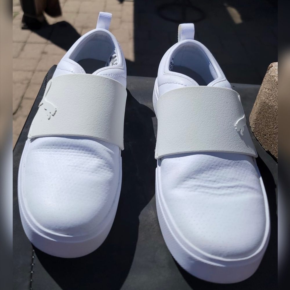 (B) Puma Slip On Shoes White (3c) - Picture 8 of 10